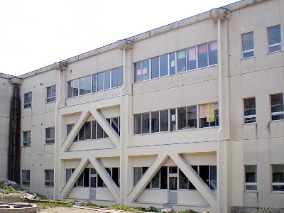 大仙市立大曲小学校校舎棟・第二体育館