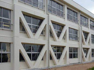 瀬戸内市立長船中学校管理教室棟
