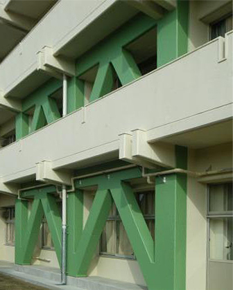 船橋市立若松中学校校舎