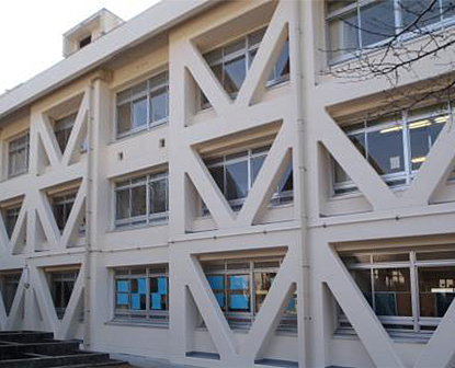 広島市立温品中学校校舎