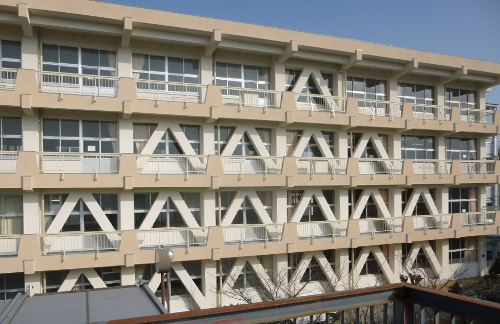 岡山市立福浜中学校24‐１,2棟