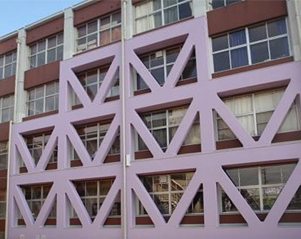 大阪府立登美丘高校管理・特別教室棟