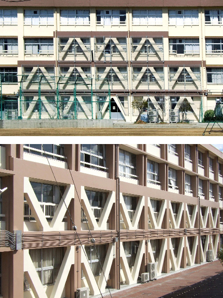 八尾市久宝寺中学校・龍華中学校校舎