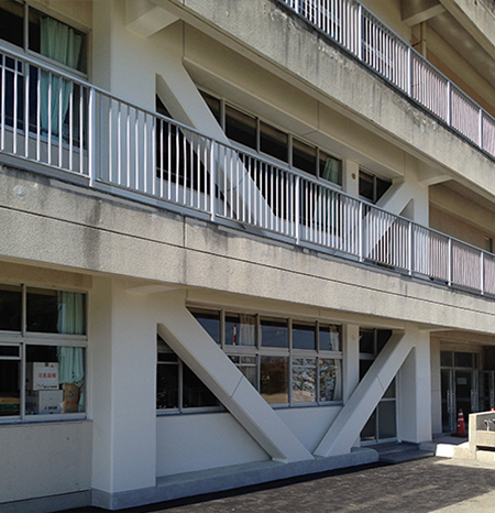 周南市立福川南小学校管理教室棟(No.1-1,1-2)