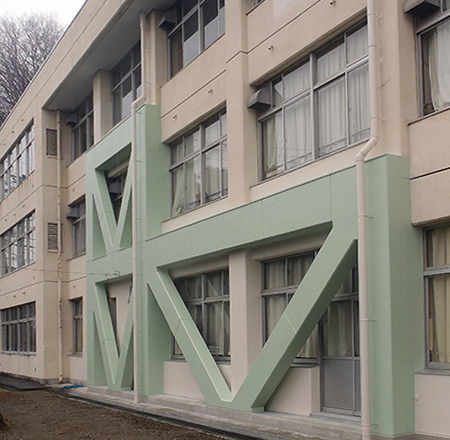 上野原市旧平和中学校